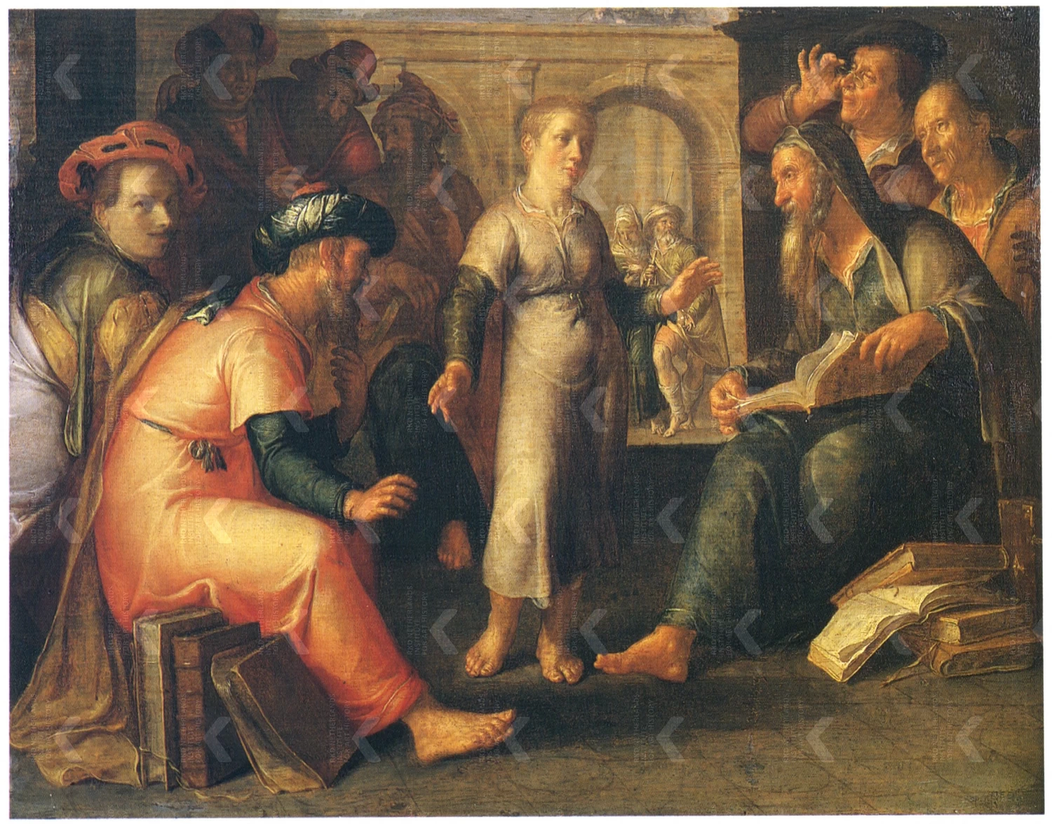 Il Cristo dodicenne tra gli scribi - Kunsthandel Daatselaar e Godthelp Antiquairs, Utrecht